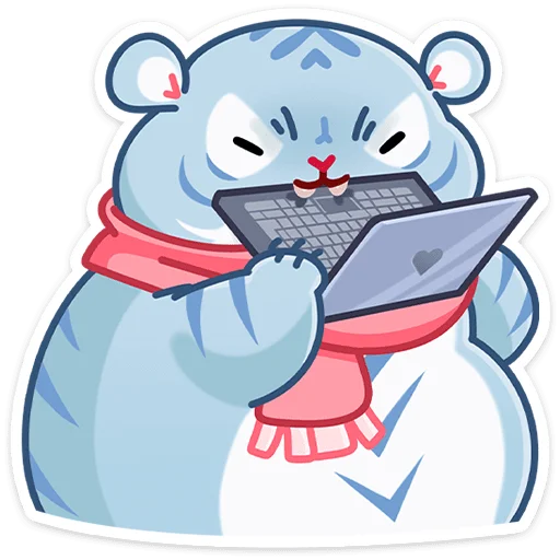 👹 Стикер «Зимний Рулет» для Telegram
