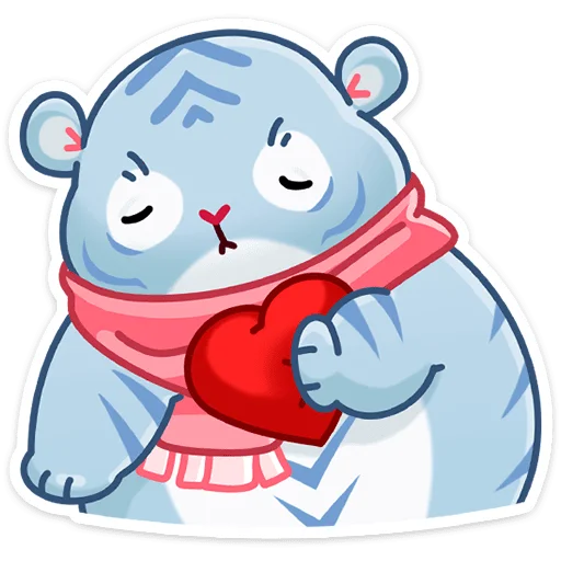 ❤️ Стикер «Зимний Рулет» для Telegram