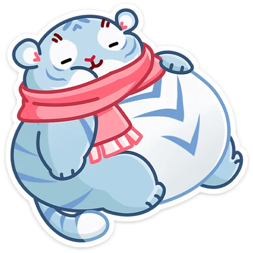 🍔 Стикер «Зимний Рулет» для Telegram