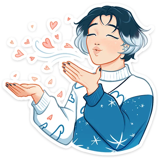 😘 Стикер «Винтер» для Telegram