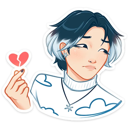 💔 Стикер «Винтер» для Telegram