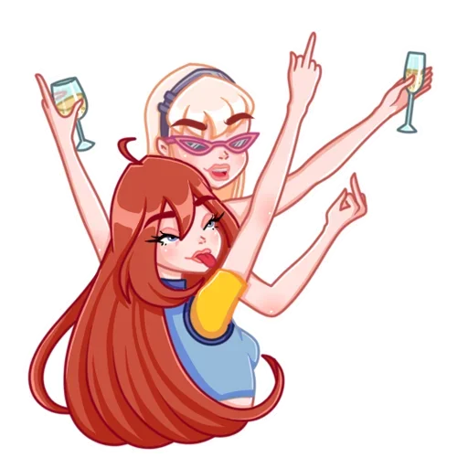 😩 Стикер «Winx» для Telegram