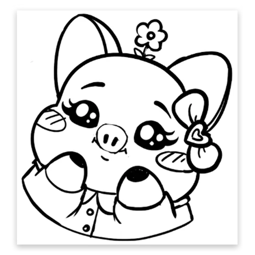 🌸 Стикер «Pig Valera WiP» для Telegram