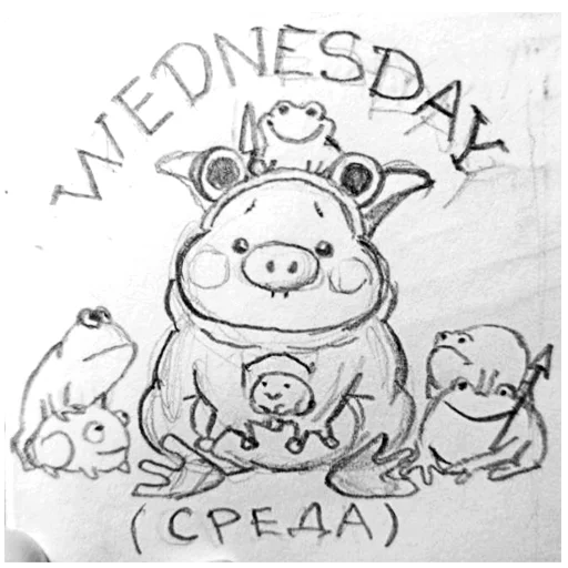 🐸 Стикер «Pig Valera WiP» для Telegram