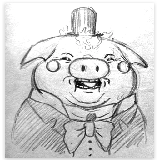 😈 Стикер «Pig Valera WiP» для Telegram