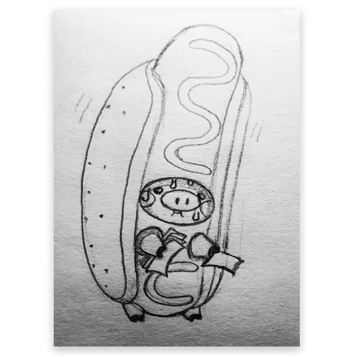 🌭 Стикер «Pig Valera WiP» для Telegram