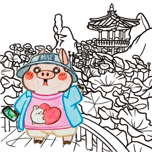 🏞 Стикер «Pig Valera WiP» для Telegram