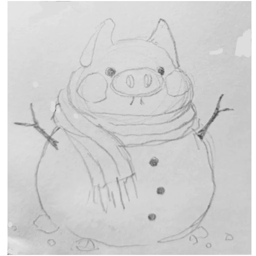 ⛄️ Стикер «Pig Valera WiP» для Telegram