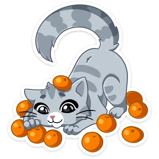🍊 Стикер «Табби» для Telegram