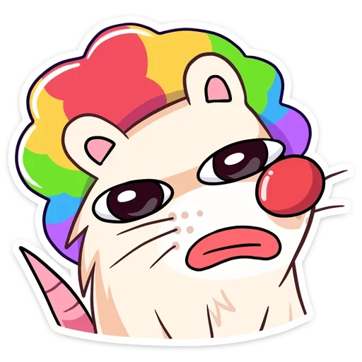 🤡 Стикер «wikkin» для Telegram