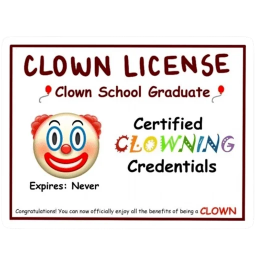 🤡 Стикер «CLOWNS» для Telegram