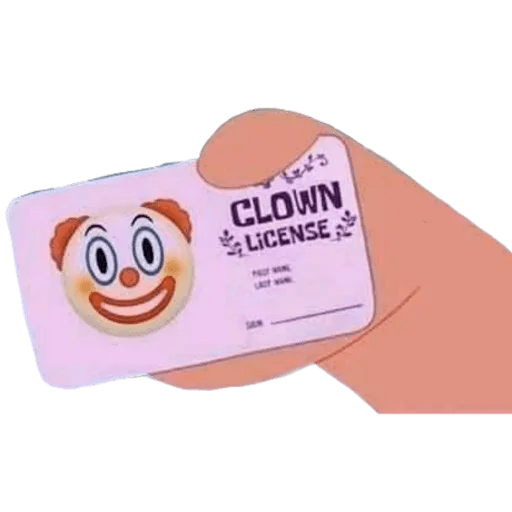 🤡 Стикер «CLOWNS» для Telegram