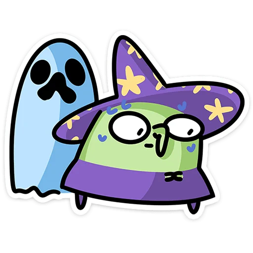 👻 Стикер «Ведьма» для Telegram