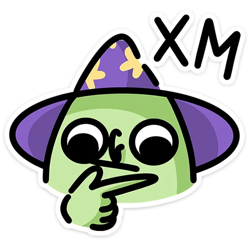 🤔 Стикер «Ведьма» для Telegram