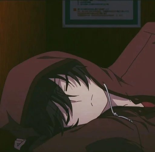 🖤 Стикер «Houtarou Oreki» для Telegram