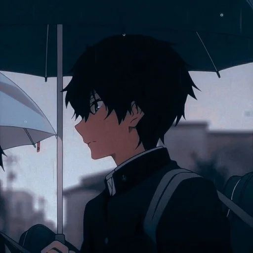 🖤 Стикер «Houtarou Oreki» для Telegram