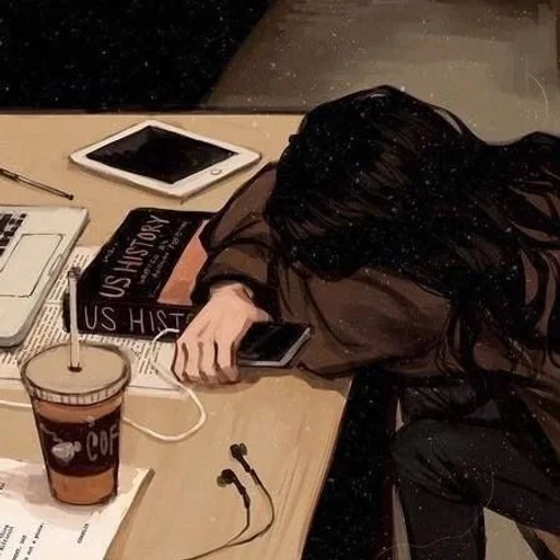 🖤 Стикер «Houtarou Oreki» для Telegram