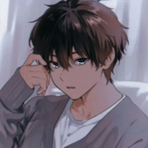 🖤 Стикер «Houtarou Oreki» для Telegram
