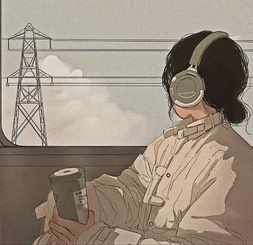 🖤 Стикер «Houtarou Oreki» для Telegram