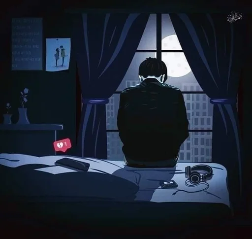 🖤 Стикер «Houtarou Oreki» для Telegram
