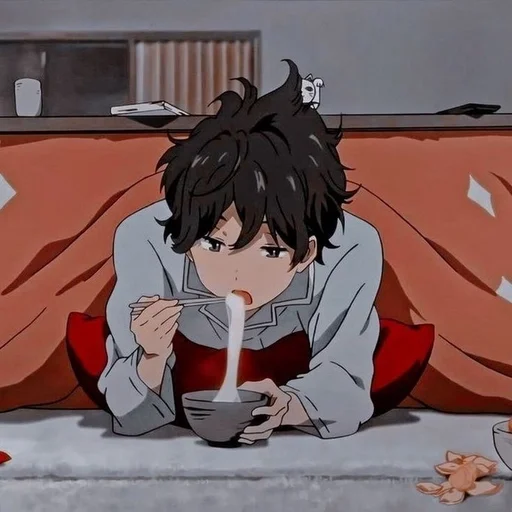 🖤 Стикер «Houtarou Oreki» для Telegram