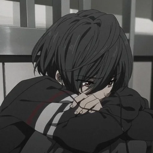 🖤 Стикер «Houtarou Oreki» для Telegram