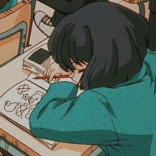 🖤 Стикер «Houtarou Oreki» для Telegram