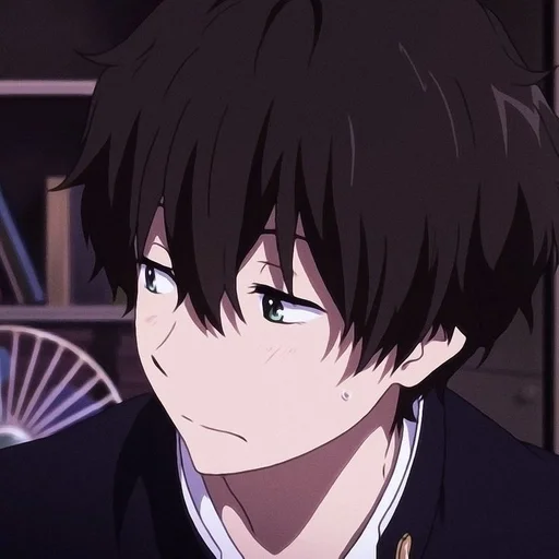 🖤 Стикер «Houtarou Oreki» для Telegram
