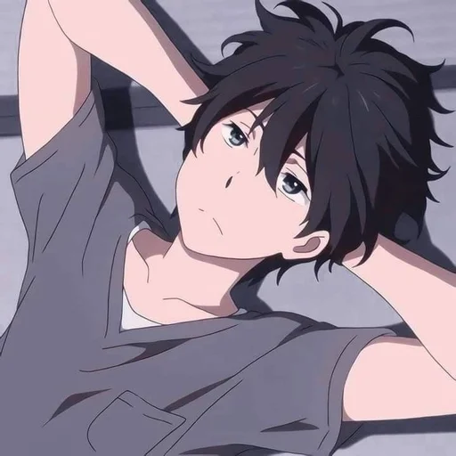 🖤 Стикер «Houtarou Oreki» для Telegram