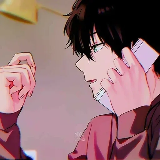 🖤 Стикер «Houtarou Oreki» для Telegram