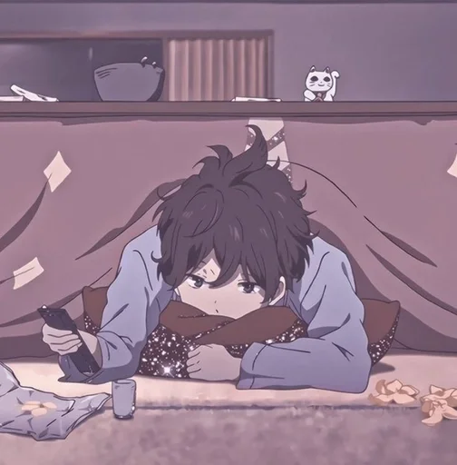 🖤 Стикер «Houtarou Oreki» для Telegram