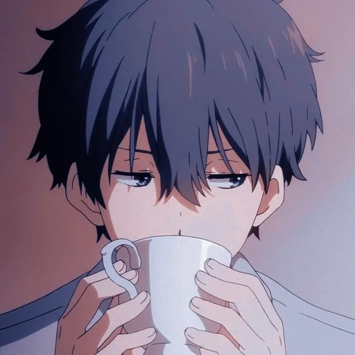 🖤 Стикер «Houtarou Oreki» для Telegram