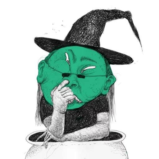 👃 Стикер «WITCHLAND» для Telegram