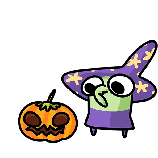 🎃 Стикер «Ведьма Без Текста» для Telegram