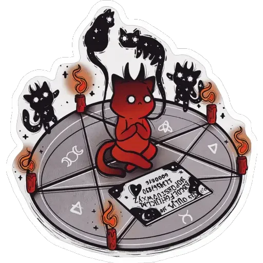 👾 Стикер «Ведьмины штучки» для Telegram