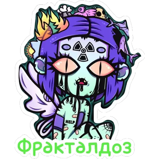 🔮 Стикер «Ведьмины штучки» для Telegram