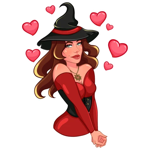 Стикерпак Witchulitta для Telegram