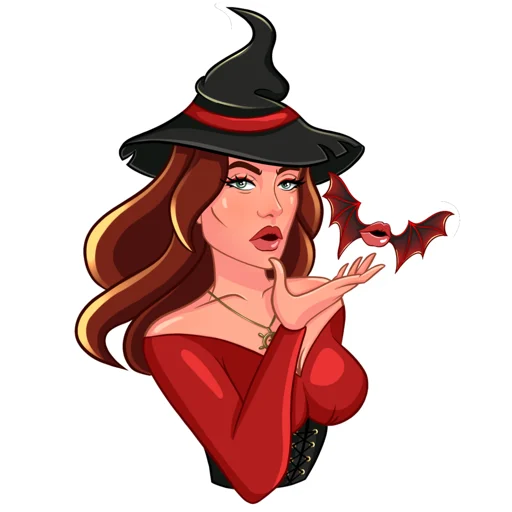 😘 Стикер «Witchulitta» для Telegram