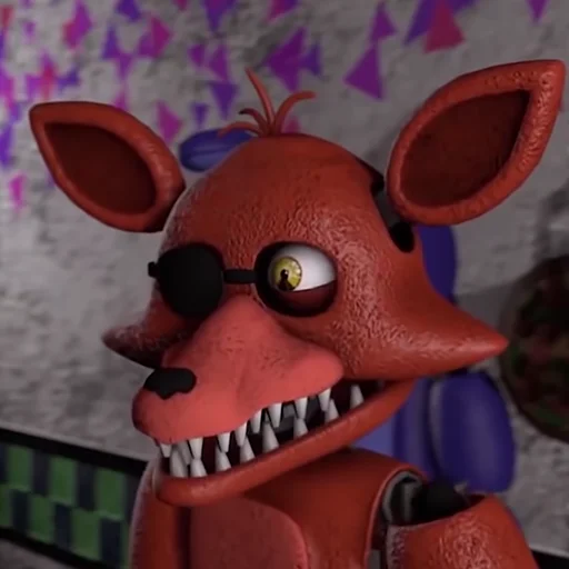 🦊 Стикер «Unwithered/Withered Foxy» для Telegram