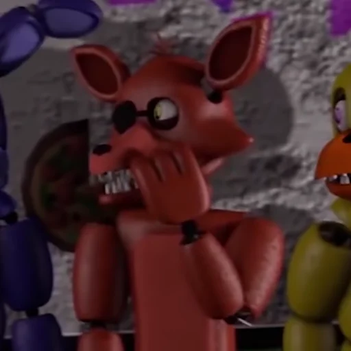 🦊 Стикер «Unwithered/Withered Foxy» для Telegram