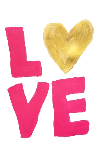 ❣ Стикер «With Love» для Telegram
