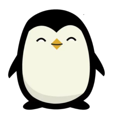 🐧 Стикер «With Love» для Telegram