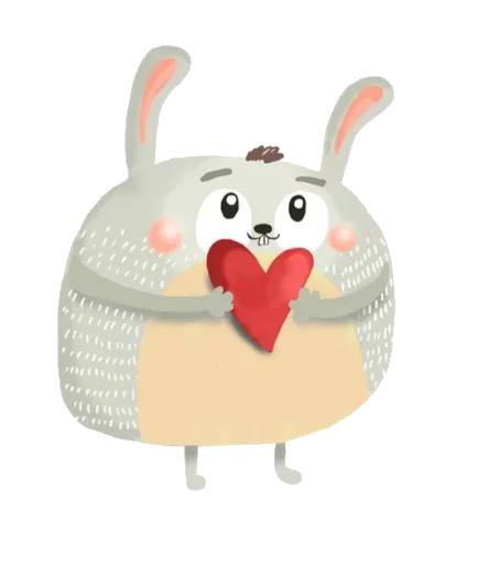 🐰 Стикер «With Love» для Telegram