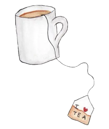 🍵 Стикер «With Love» для Telegram