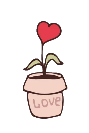 🌸 Стикер «With Love» для Telegram