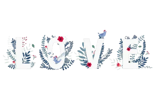 ❤ Стикер «With Love» для Telegram