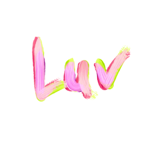 🤗 Стикер «with luv , k.» для Telegram