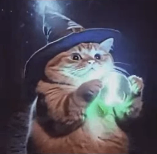 🪄 Стикер «Wizard Cat» для Telegram