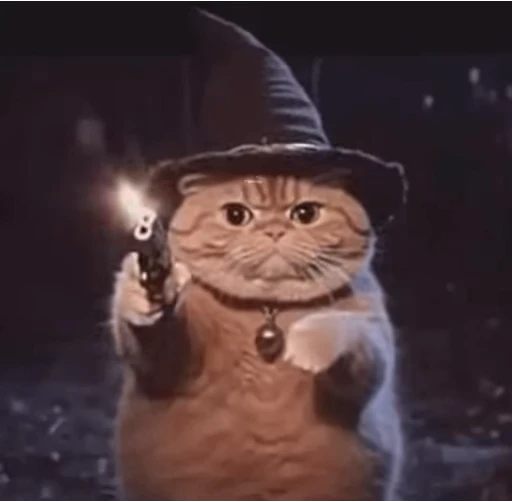 🪄 Стикер «Wizard Cat» для Telegram