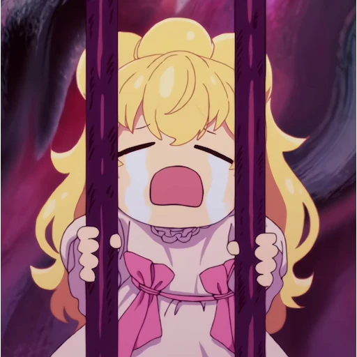 😭 Стикер «Who Made Me a Princess» для Telegram